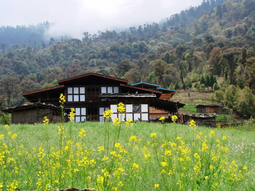traditionelles Farmhaus, Bhutan