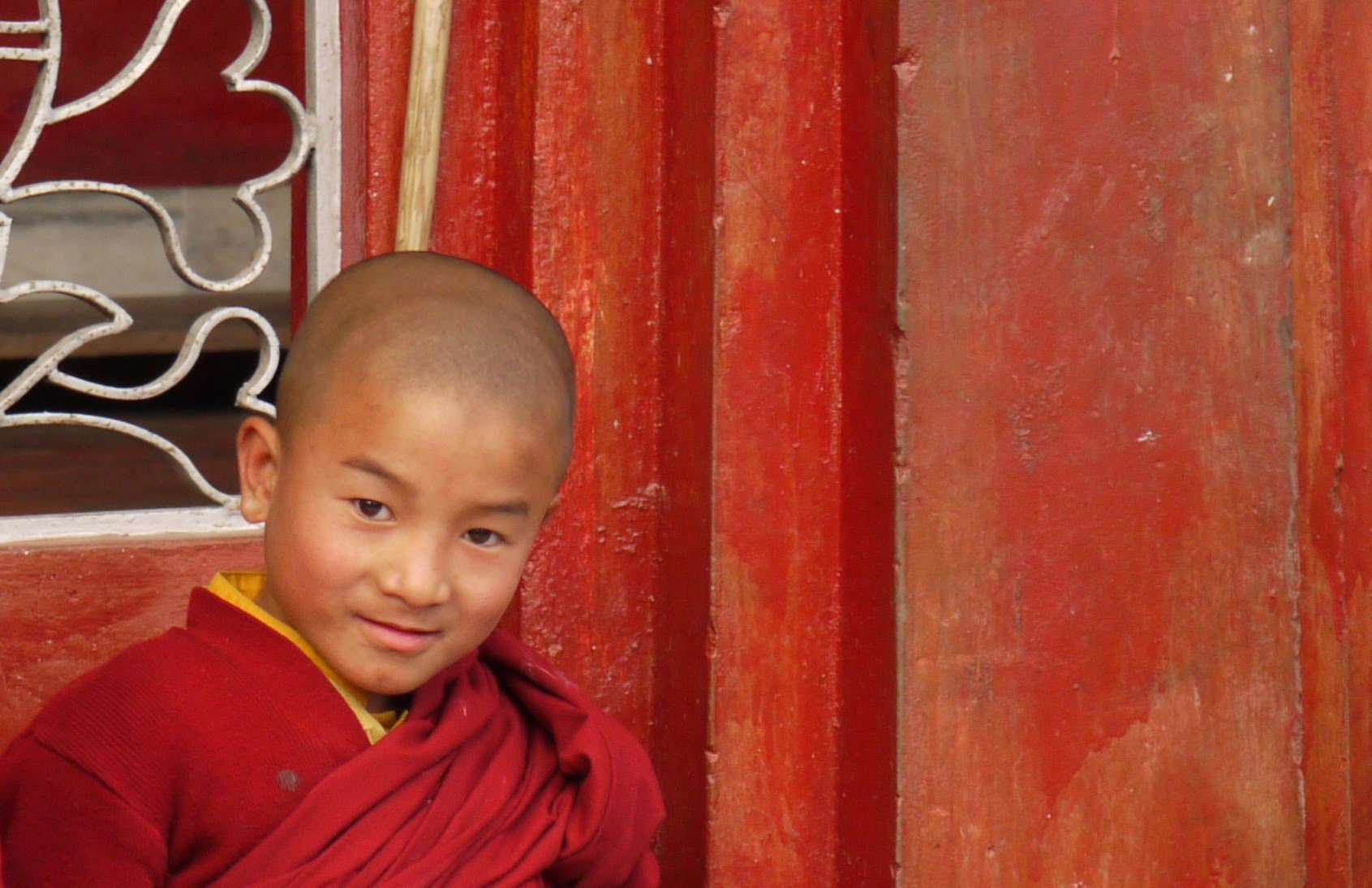 Lama monk boy north sikkim